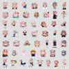 50 Pieces of Spy Family-style Graffiti Stickers, Stationery Stickers, Water Cup Stickers, and Computer Waterproof Decorative Stickers