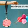 Portable Wooden Yarn Holder Spinning Stand with Wrist Strap for Knitting Sewing Thread Spool Wool Ball Winder DIY Craft