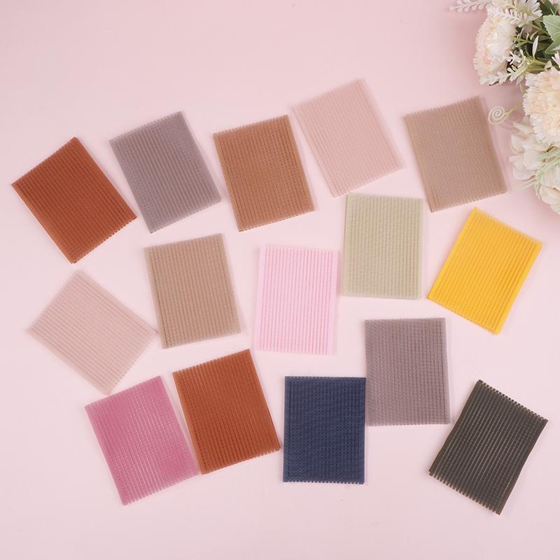10Pcs Novel Front Hair Fringe  Stabilizer Makeup Sticker Pad Patch Pastel Clip Bangs Magic Tape Fringe Girls Gifts