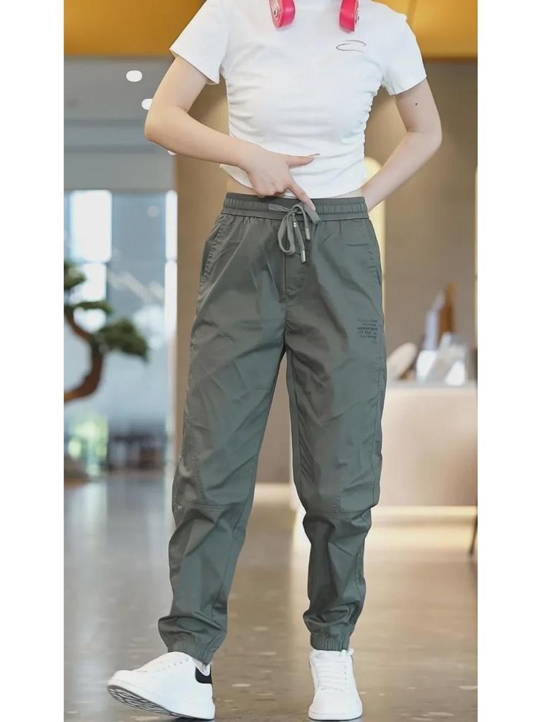 2024 Spring/Summer Men's Trendy Cropped Joggers: Casual, Sporty, Versatile Pants