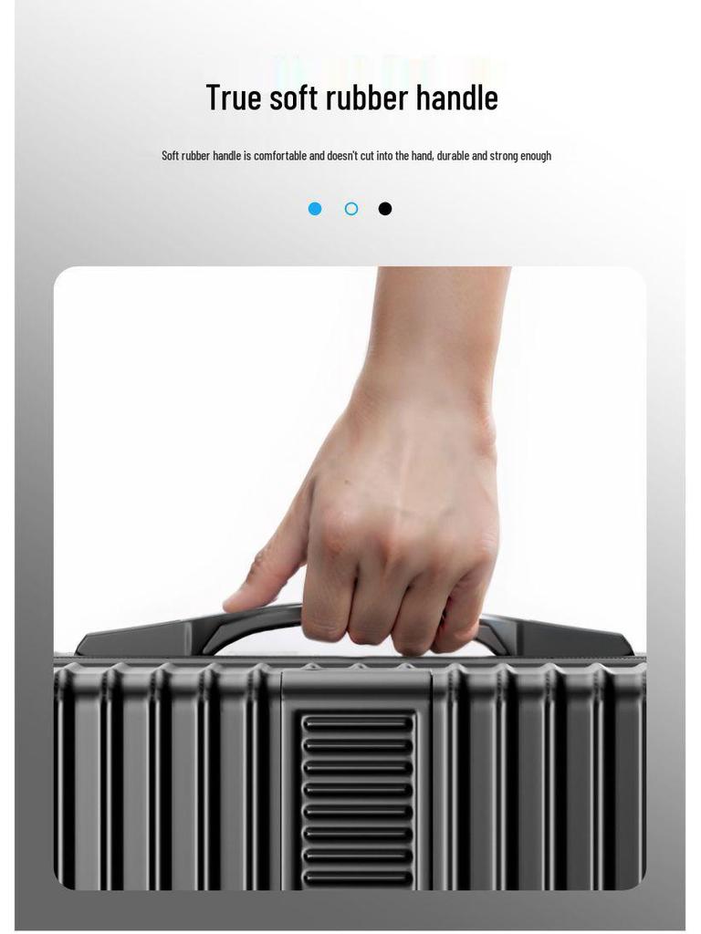 20" Vintage Durable Trolley Suitcase - Large Capacity Travel Case for Students