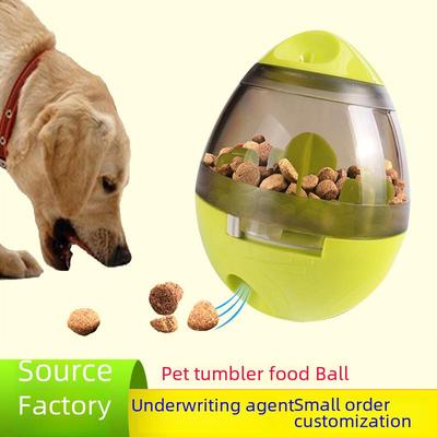 Interaktives Haustierspielzeug zur Futterausgabe: Kaubarer Trainingsball für Hunde und Katzen