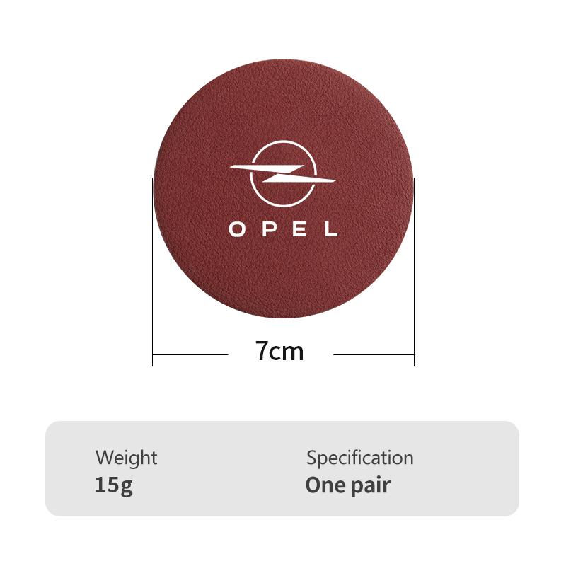 2PCS Car Coaster Anti-slip Water Cup Holder Pad For Opel Zafira Meriva Mokka Grandland Antara Ampera Vivaro Corsa Astra Insignia
