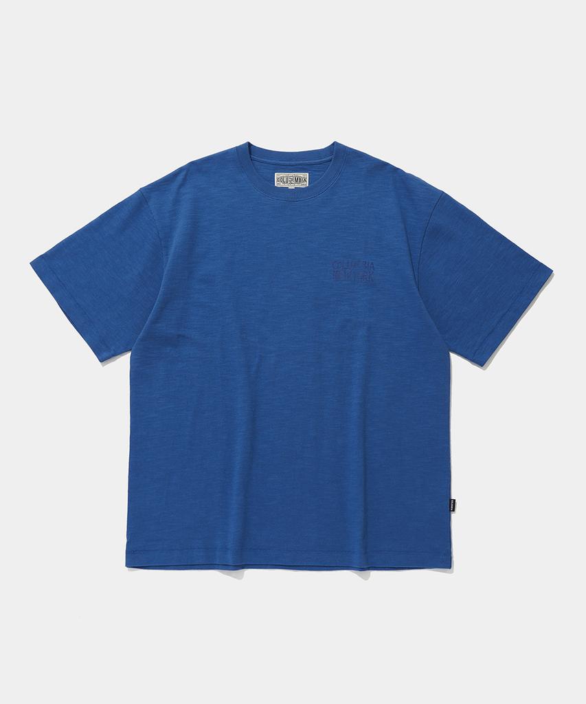 COLUMBIA UNIVERSITY Surf Ny Slub S/S T-Shirts_Blue