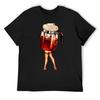 Coffee Pot Pin-Up T-Shirt Graphic T Shirts Customizeds Football T Shirt Shirts Graphic Tees Funny T Shirts for Men