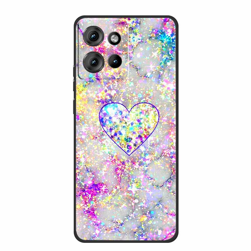 Phone Case For Motorola Moto G86 Power Edge 50 Neo G75 S50 Edge 50 5G Case S 50 Coque Shockproof Black Silicone Soft Back Cover