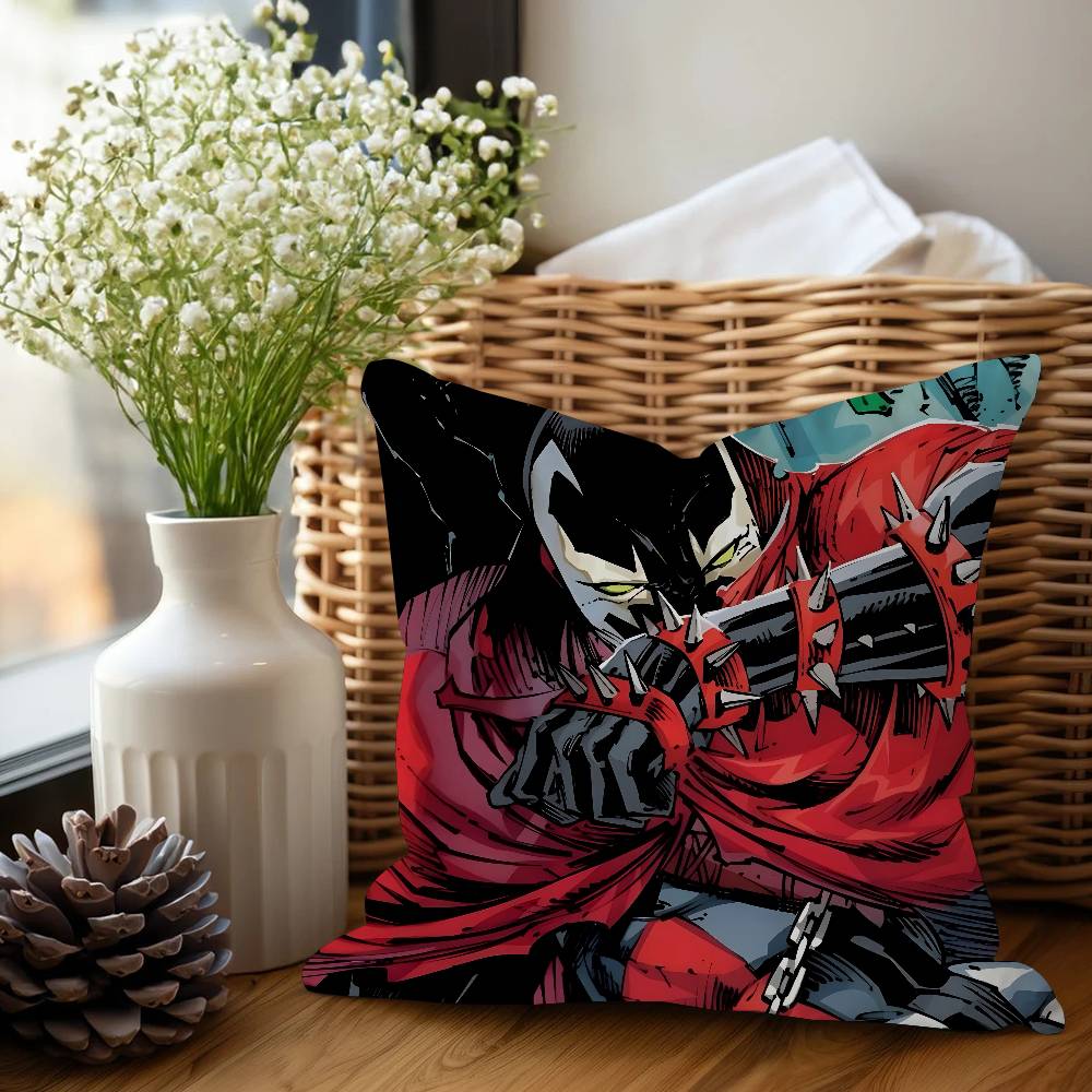 S-Spawn Anime Pillow Cushion Cover Pillowcase Living Room Sofa Home Decor Customized