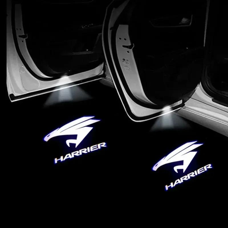 2PCS For Toyota HARRIER XU30 XU60 XU80 ACU30 80 2003-2024 Car YULXRU5 Logo Wireless Courtesy Car Door Projector LED Courtesy Lamp