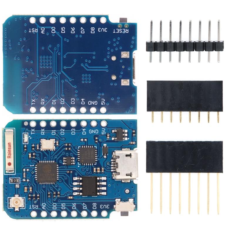 WeMos D1 Mini Pro V3.0 NodeMcu 4MB/16MB Bytes Lua WIFI Internet of Things Development Board Based ESP8266 CH340G Nodemcu V2