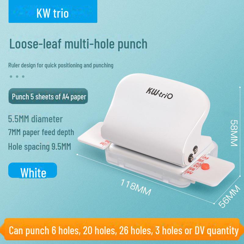 Kedeyou B5 Six-Hole Mini DIY Binder Punch