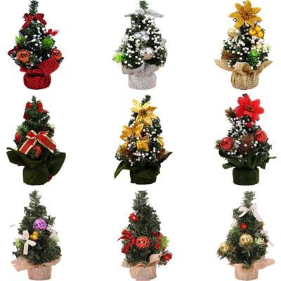 Mini Tisch-Weihnachtsbaum Kleiner Schreibtisch-Weihnachtsbaum Party-Schmuck Dekorierter Baum