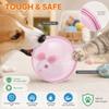 2 Pcs Interactive Cat Rolling Ball Toy Smart Obstacle Avoiding Steering Cat Toy Built In Plush Doll Drive Mechanism Pet Supplies