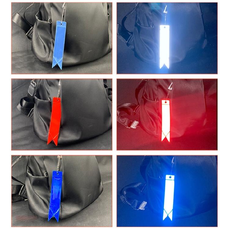 Safety Reflective Bag Pendant Hi-Visibility Adults Children Backpack Gear Bright