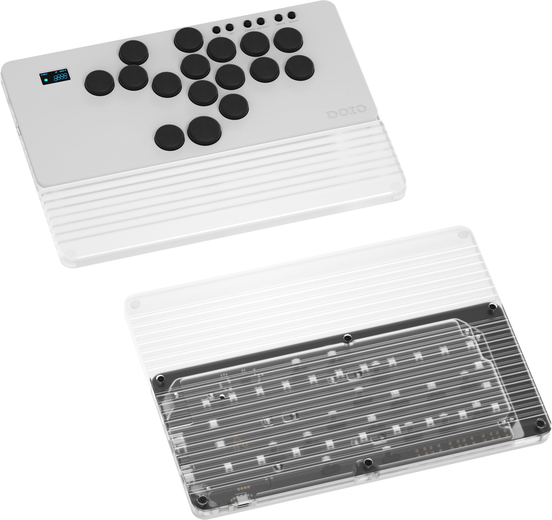 

DOIO Hitpad standard wrist Leverless arcade controller Compatible with Aluminum game controller RGB and hot swap compatible All compatible KIBU