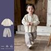 2026 Spring Korean Style Baby Jacket & Pants Set - Infant/Toddler Outdoor Wear, Two/Three-Piece Options