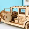 Cross-border New 3D Three-dimensional Wood Puzzle Children's Toy Classic Car Three-dimensional Wood Puzzle Desktop Ornaments