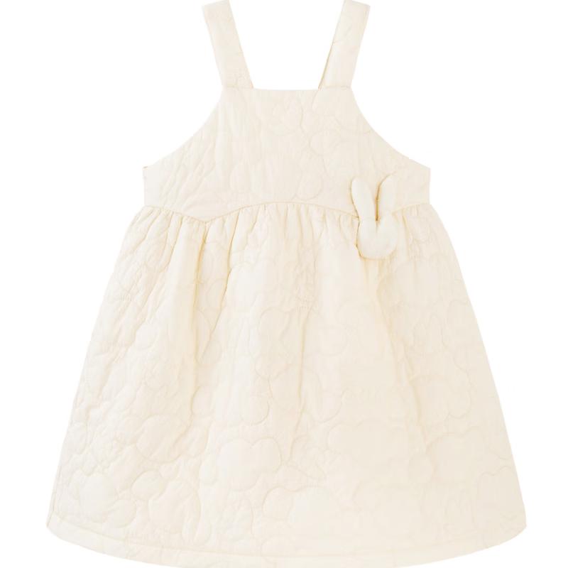 Mini Balabala Girls' Padded Pinafore Dress