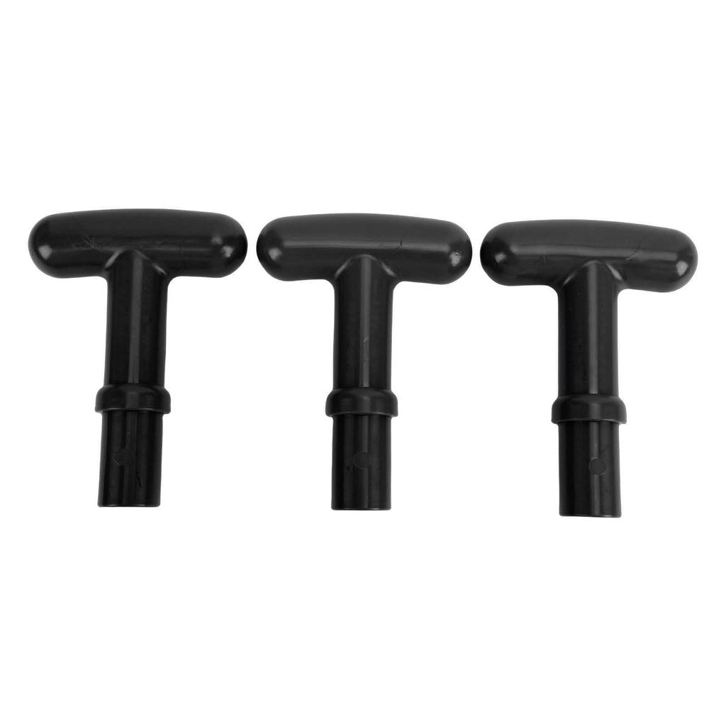 3pcs T Shaped Paddle Handle PP Kayak Oar Handle Easy Grip Enhanced Steering Control Fits 23mm Inner Diameter Tube
