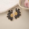 Retro Daisy Flower Earrings - Luxurious, Minimalist, Summer Style by Bai Lu