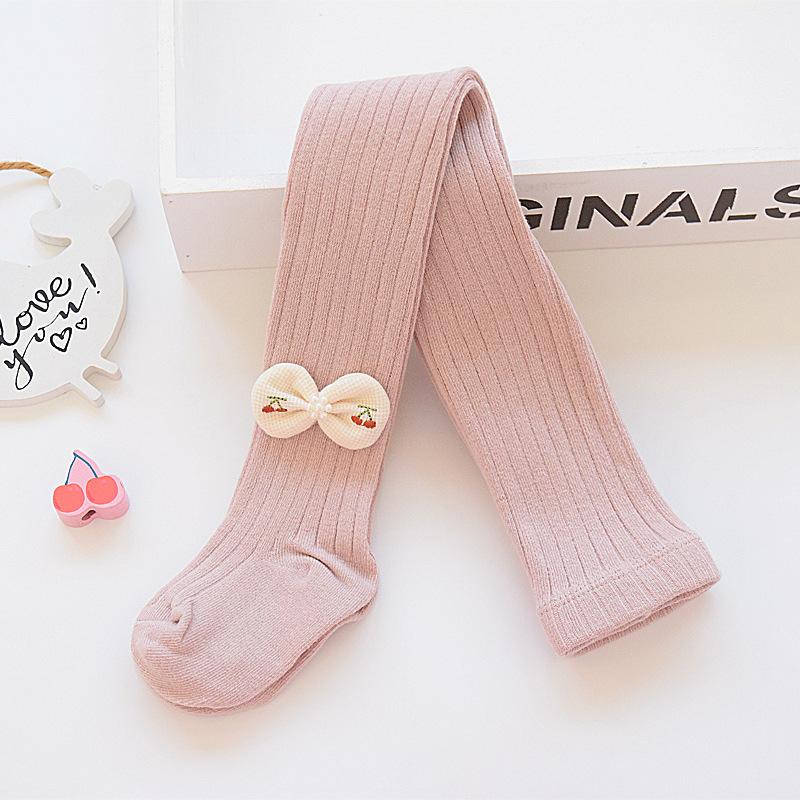 

Леггинсы для девочек Весенние и осенние тонкие детские колготки Детские колготки Детские весенние колготки средней толщины для малышей S розовый