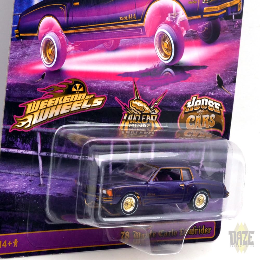 JOHNNY LIGHTNING Scale Weekend of Wheels Limited Edition 1978 Chevrolet Monte Carlo JLCP7435 1/64 Lowrider,