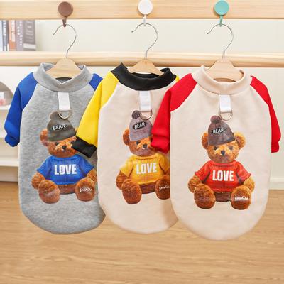 Haustier Herbst und Winter Corgi Koreanische Edition Hund Katze Hundebekleidung Katzenbedarf Fleece-Pullover Golden Retriever Großer Hund Großer Bär Corgi