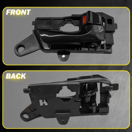 Inner ide Door Handle Black Right Front Side for 2008-2010 Hyundai Sonata