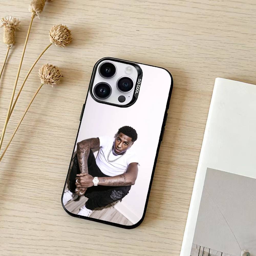 Rapper YoungBoy Never Broke Again Phone Case For iPhone 17,16,15,14,13,12,11,Pro Max,Plus Candy Silver Cover
