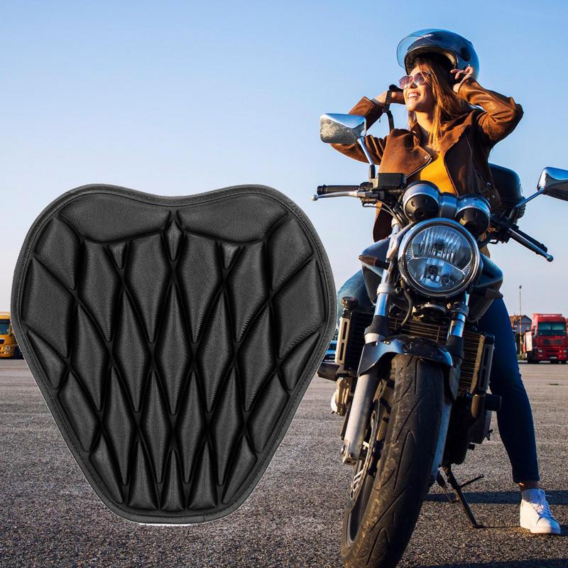 Poduszka na siedzenie motocyklowe Oddychająca Podkładka na motocykl 3D Wygodna Oddychająca Pokrowiec Poduszka Miękkie Wsparcie Siedzenia Dla Mężczyzn Kobiet