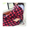 12V Electric Heated Blanket Warm Over Throw Fleece 4 Heating Levels UK
