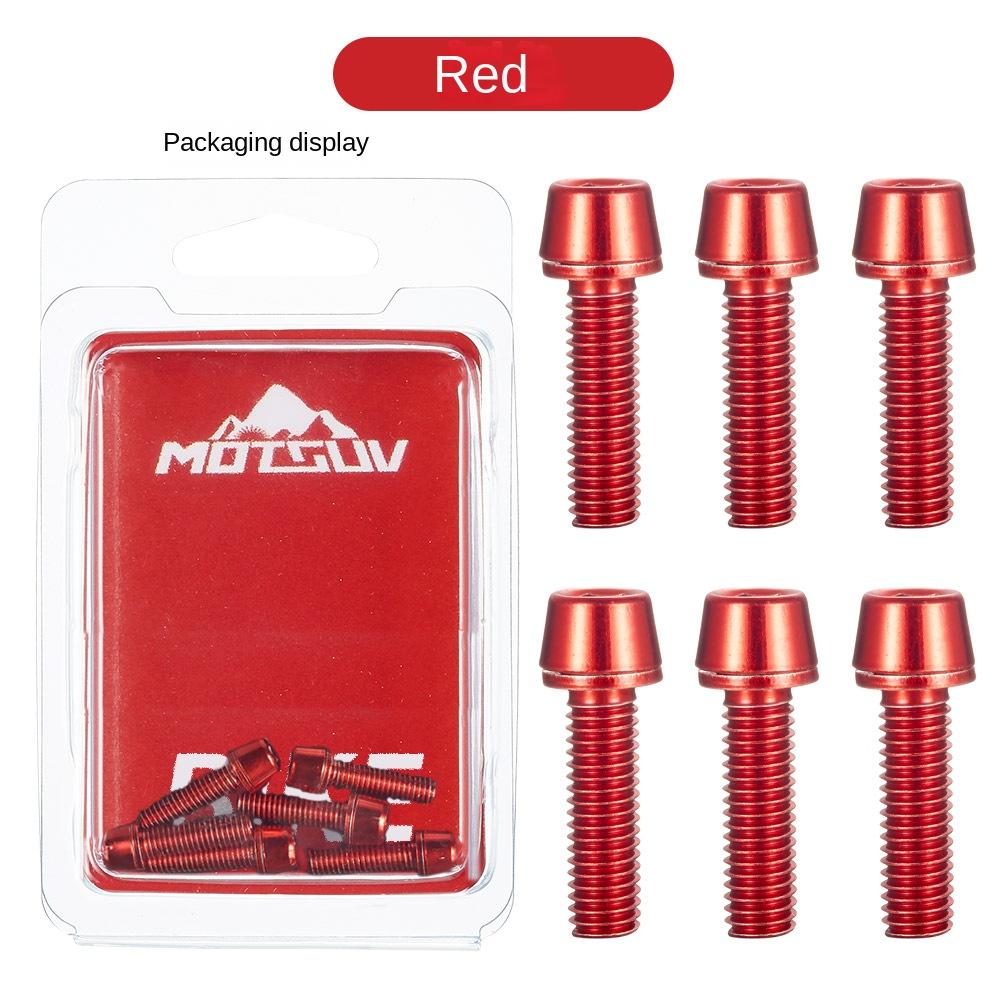 Xiaomi 6PCS Bike Stem Bolts M5x18mm Stainless Steel Bicycle Handlebar Riser Screws with Washers Bicycle Steering Handlebar Accessories