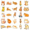 10/30/50pcs Kawaii Orange Cat Animal Stickers Cartoon Pets Ginger Cats Sticker DIY Notebook Water Bottle Phone Decoration Decals