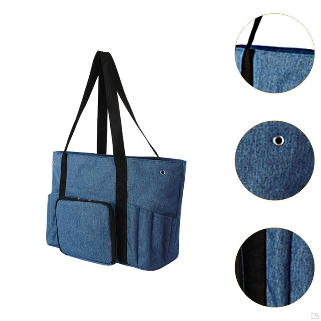 Häkeln Tasche Tote Garn Veranstalter Stricken Nadel liefert Leere 600D Oxford