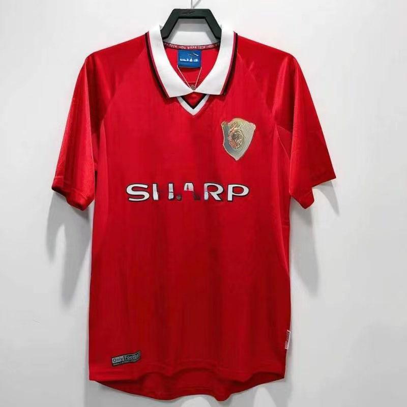 Classic Red Devils Jersey, Host and Guest No. 7 Ronaldo No. 10, Rooney Single Top, Retro Football Jersey, One Piece Will Be Sent On Behalf of You.
