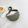 Nylon Hobos Crossbody Bag Handbag Half-moon Bag Casual Canvas Dumpling Bag  Girls