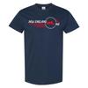 New England Retro Roadster - Texas Vintage Heimatstadt Urlaub T-Shirt - Marine