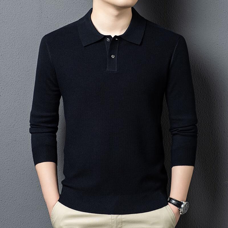 Yiliteng Men's Casual Knit Polo Sweater