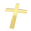 5pcs Cross Acrylic Cake Toppers Christmas Party Household Accessory for Restaurant Dining Table Dessert Decoration