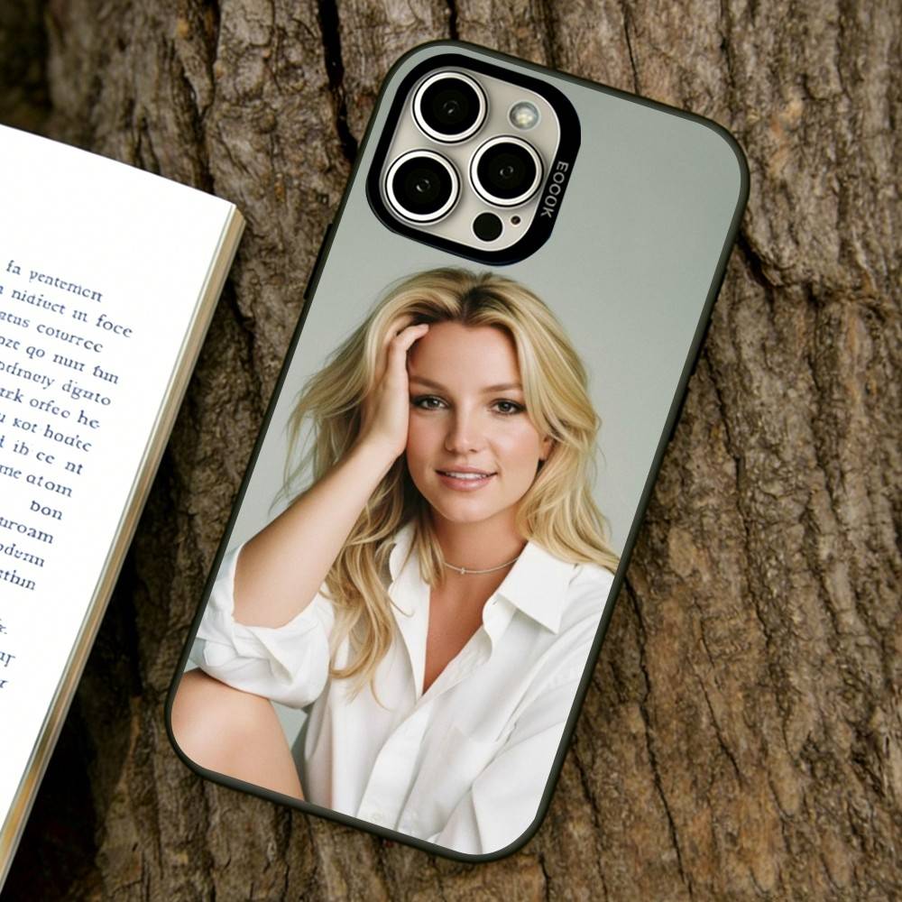 Britney Spears Phone Case For iPhone 17,16,15,14,13,12,11 Plus,Pro Max,XS,Colorful Silver Phone case Funda Cover