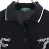KENZO GOLF Années 90 Polo manches longues 2 Marine Femme Occasion