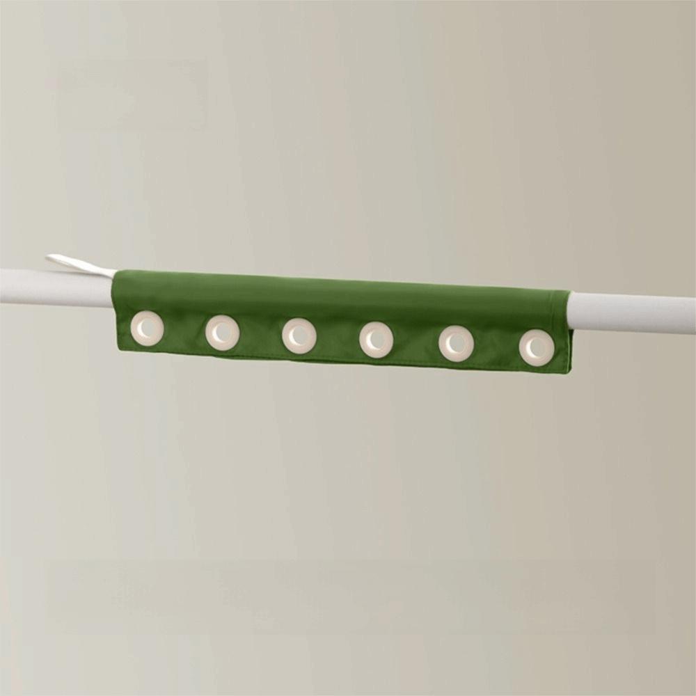 6 Holes Fabric Clothing Clip Removable Hanging Socks Organizer Travel Clothes Drying Rack Outdoor