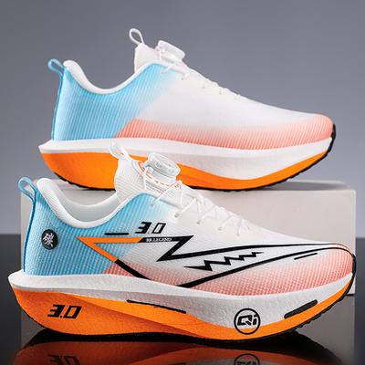 Laufschuhe Herren Spezialität Carbonplatte Marathon Rutschfest Sport Atmungsaktiv Leichtgewicht Damen Athletische Sneaker