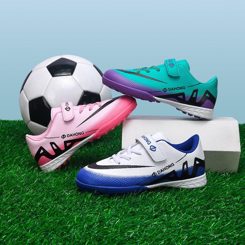 

Velcro football shoes men and women broken nails adult TF boys children elementary school students training shoes artificial grass 29-39 29
