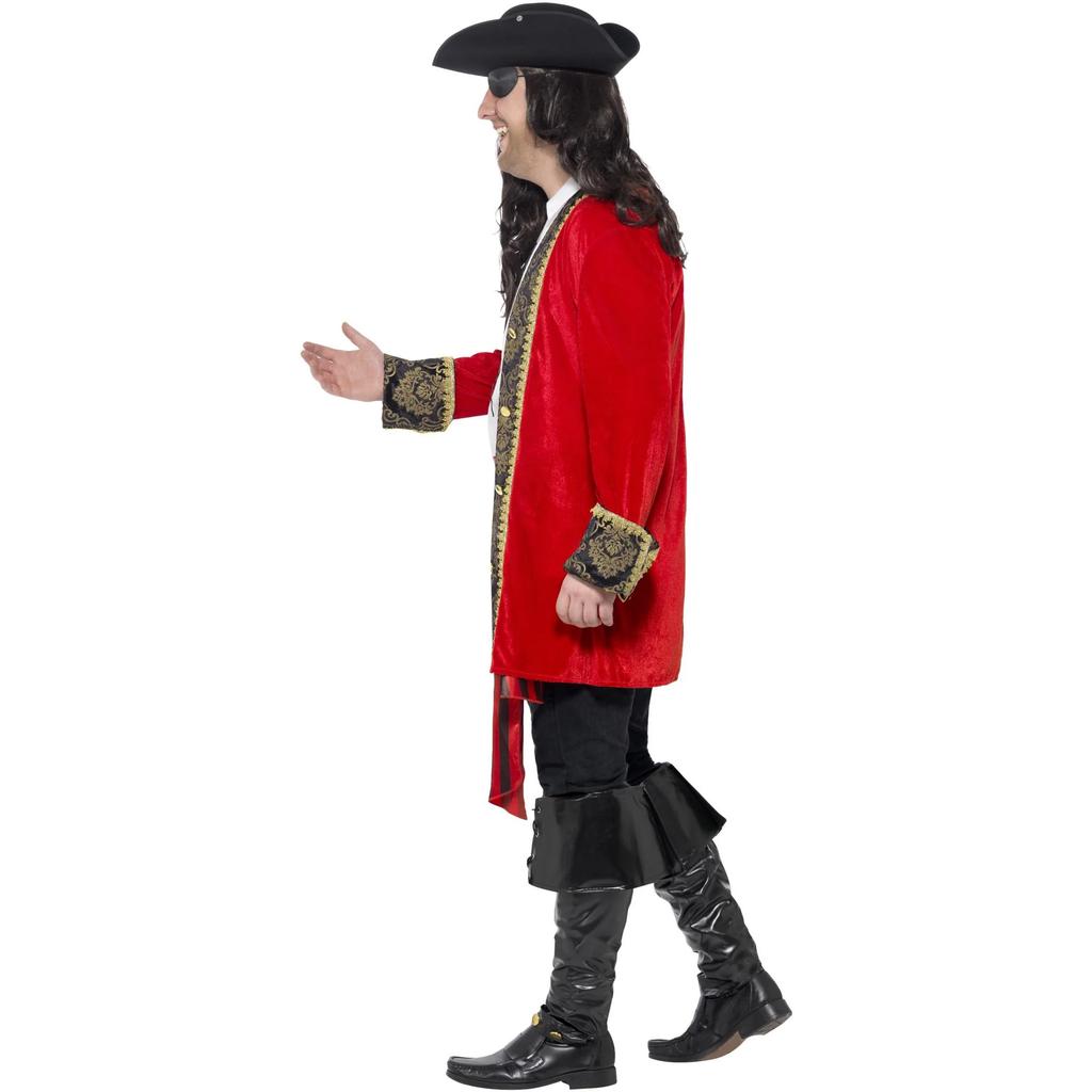 Smiffys Mens Curves Pirate Captain Costume Set
