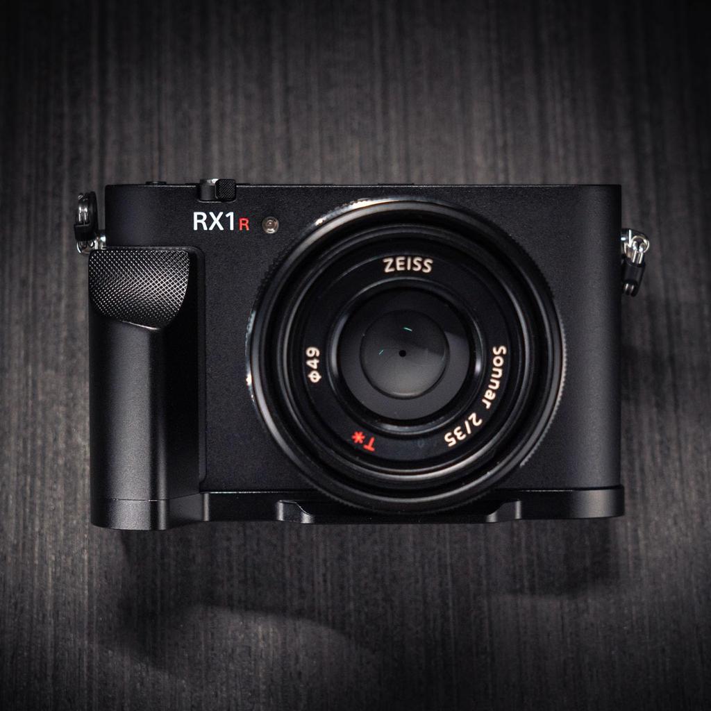 Iborrys Camera Compatible with Sony RX1R Dedicated Quick Release Aluminum Alloy Camera Original Vintage Diamond Pattern Aluminum Grip, DSC-RX1RM3 III,