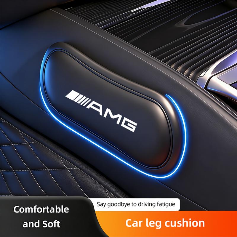 Car Pillow Car Knee Pad Elastic Memory Foam Leg Pad For Mercedes Benz AMG W203 W206 W220 W205 W211 W212 W201 W168 W167 W169 GLC QA0