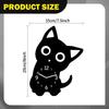Cat Desk Clock Home Decor, Non Ticking Acrylic Table Ornament for Farmhouse