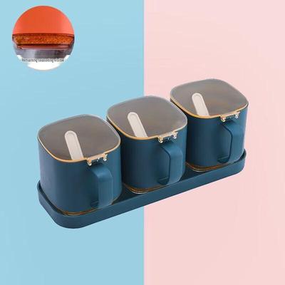 Baijie 3-Compartment Seasoning Box