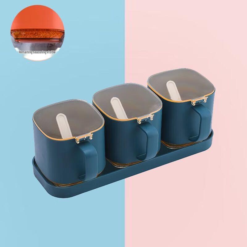 Baijie 3-Compartment Seasoning Box