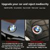 Classic ABS 74mm 82mm 2 Fixed Rear Boot Badges Front Hood Emblem Logo For BMW F15 F10 E64 E63 E60 E52 E83 E46 E92 E90 E93 F20 X3
